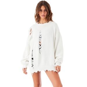 Carmar Ripped Oversized Sweater